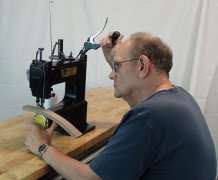 OUTLAW Máquina de coser cuero manual para talabartería